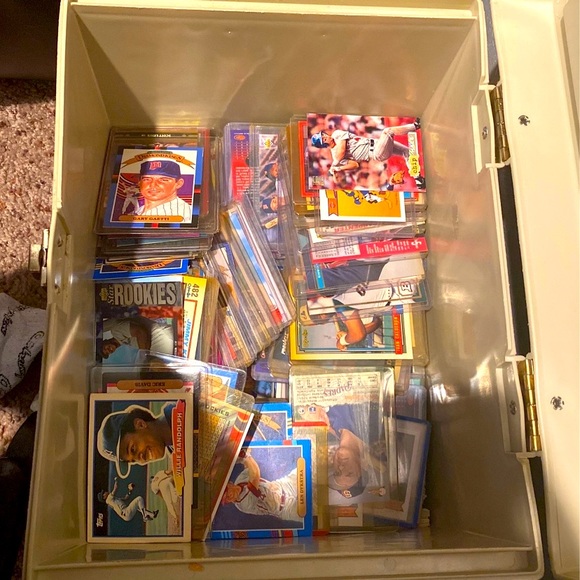Other Large Box Of Baseball Cards Poshmark